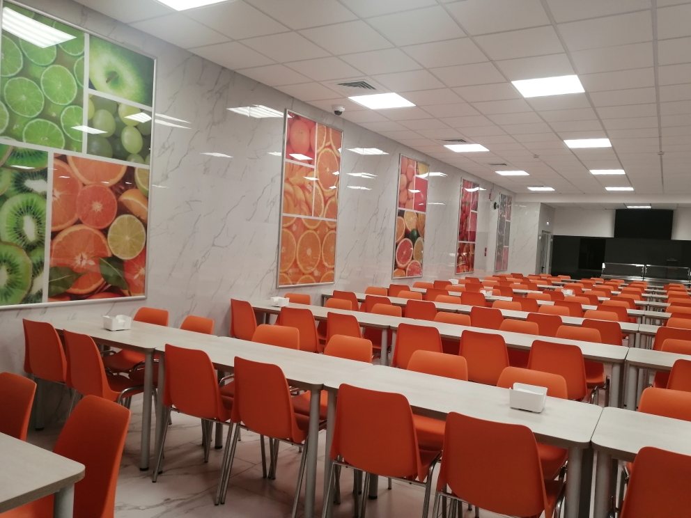 фото школьной столовой обеденный зал